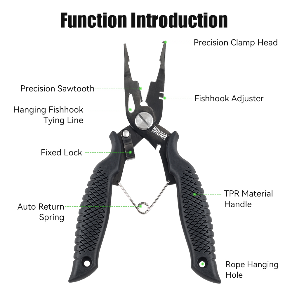 왕국 낚시 펜치 다기능 분할 링 와이어 커터 후크 리무 - Fishing Hook Stainless Steel 리뷰 및 가격