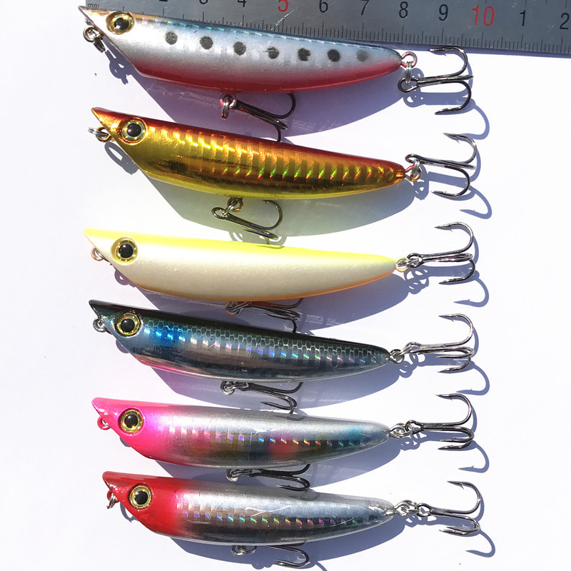 낚시 지그재그 개 미끼 인공 연필 미끼 하드 미끼, 9 - Fishing Hook Treble 리뷰 및 가격