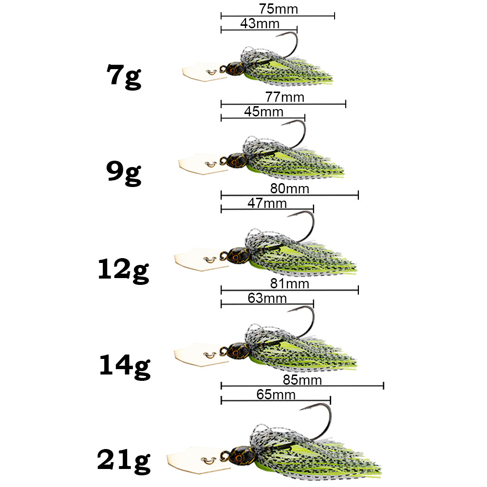 2개입 스피너베이트 7g/9g/12g/14g/21g 낚 - Fishing Hook Weedless 리뷰 및 가격